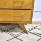 Vintage chest of drawers compass feet