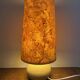 stone lamp with its lampshade in dried flowers 1970