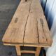 Large industrial workbench elm and metal 2 doors 4 drawers