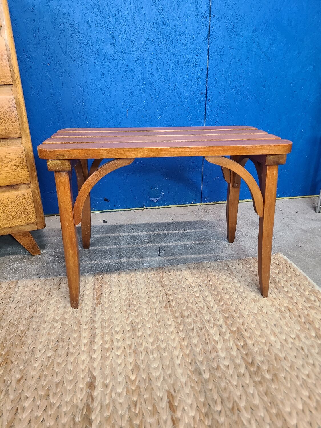 Banc, porte bagage dans le goût de Baumann