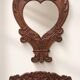 Hand-Carved Mirror & Console Set, Italy 1930’s