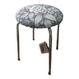 Tabouret molleton Feuillage