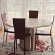 Table octogonale en travertin 130 cm Artelano état neuf