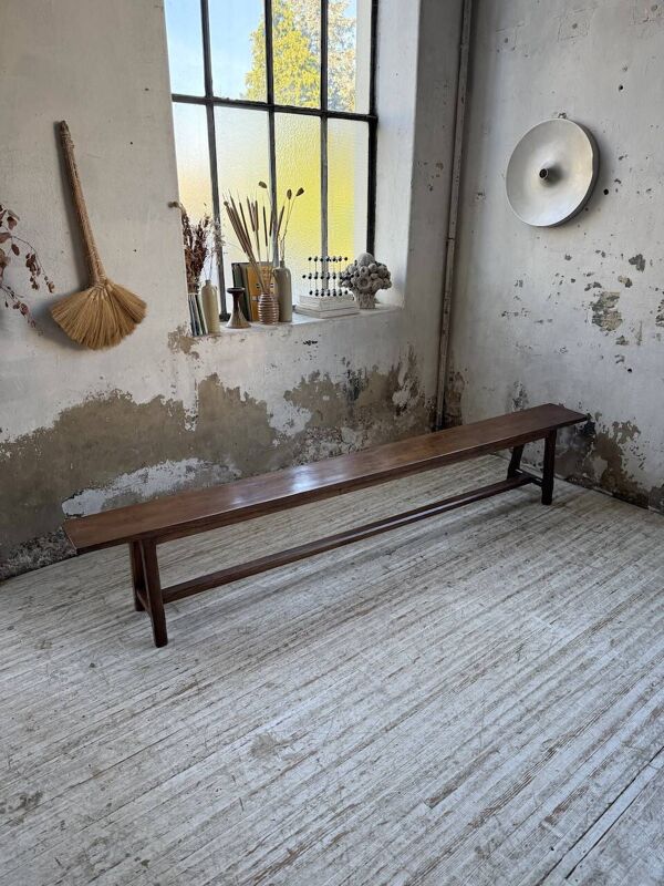 Banc de ferme chêne 250cm