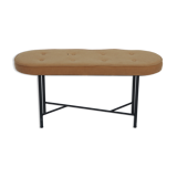 Corduroy upholstery bench