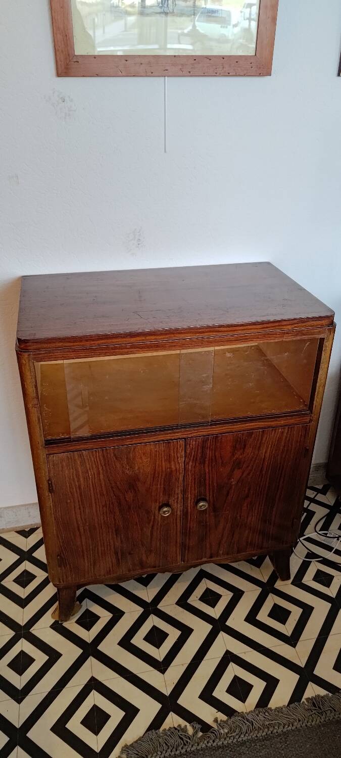 Rosewood bar cabinet