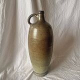 Old glazed stoneware jar - height: 50 cm