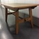 Table light oak by Rene Gabriel around 1950 reconstruction