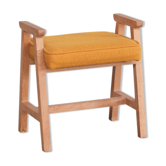 Guillerme et Chambron oak french stool