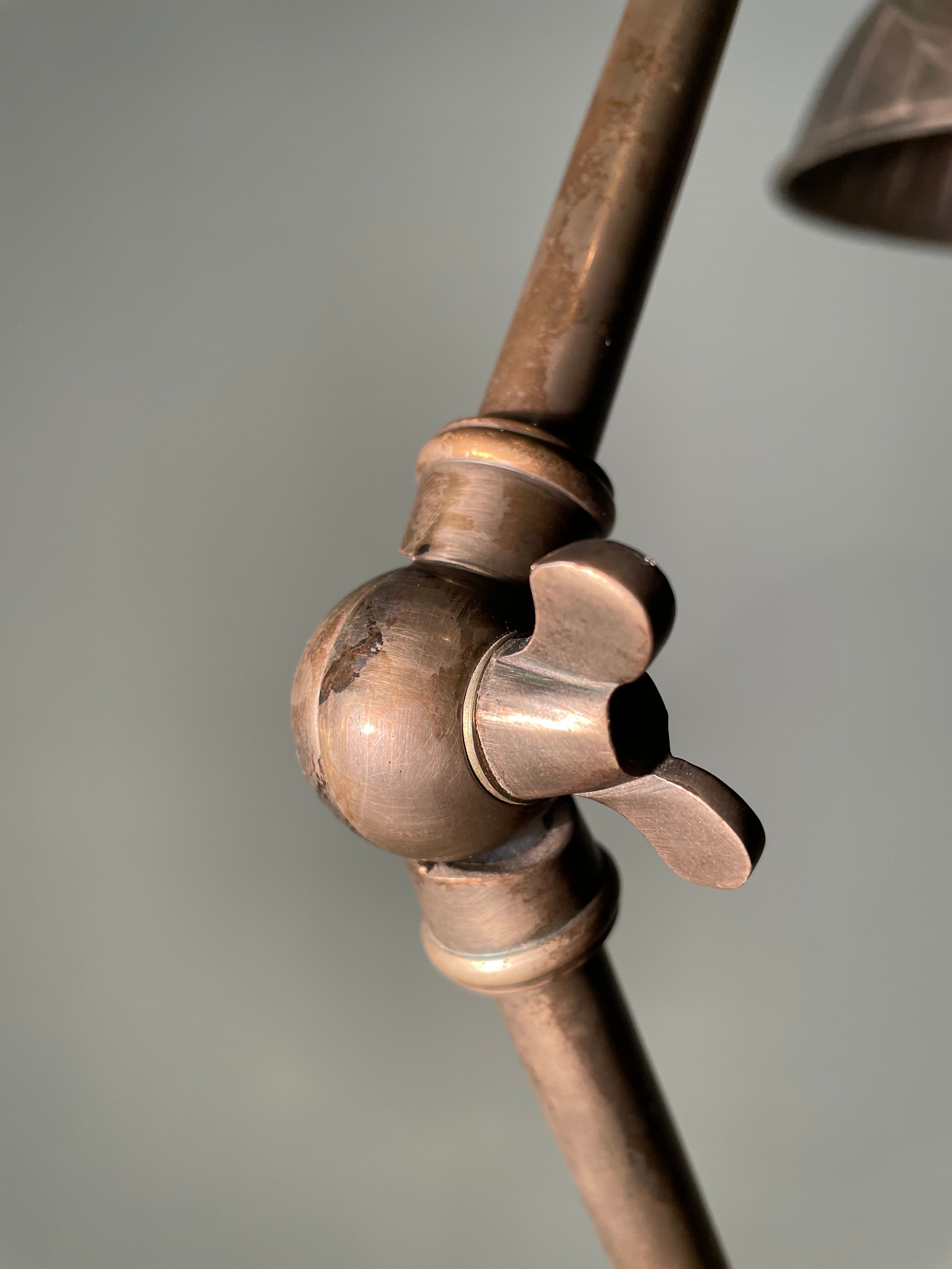 Vintage table lamp, industrial spirit