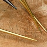 60s chandelier, brass and opaline