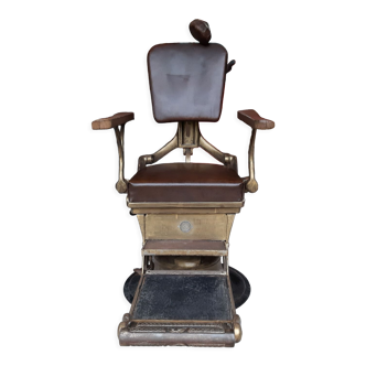 Fauteuil de barbier français de 1900 de marque Corno