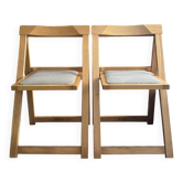 2 chaises pliante