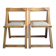 2 chaises pliante
