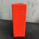 Sele Arte Nove orange ceramic vase, Italy, 1970s
