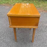 Bedside table with compass feet, 1960s