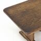 Table basse de ferme rustique antique en chêne