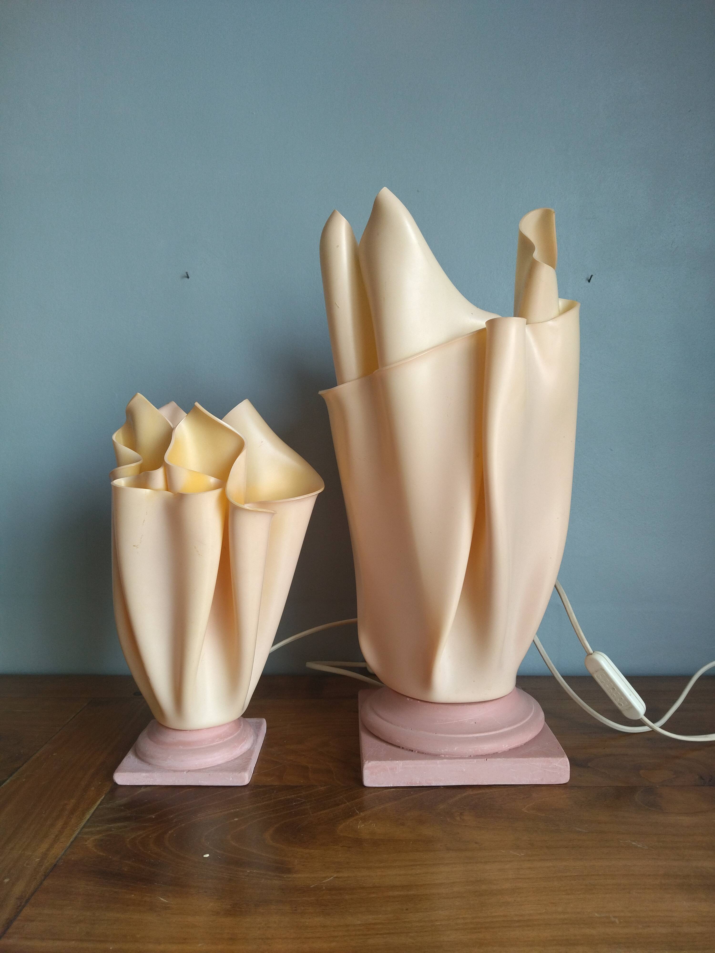 Paire de lampe a poser 1970