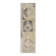1970s Turkish Oushak handmade wool cotton beige runner rug 96x331