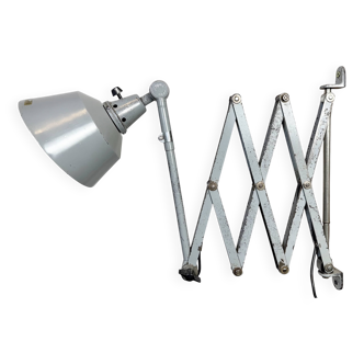 Industrial Scissor Wall Lamp by Curt Fischer for Midgard, 1930s