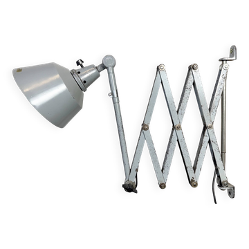 Industrial Scissor Wall Lamp by Curt Fischer for Midgard, 1930s