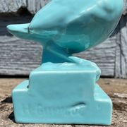 Art deco ceramic bird by st clement signed h. guingot 1930