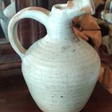 Old pitcher Pottery Ceramic stoneware Signed