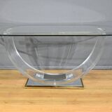 C. Hollis Jones Glass Table for Belgo Chrom – 1970