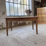 Table de ferme chêne 140 cm