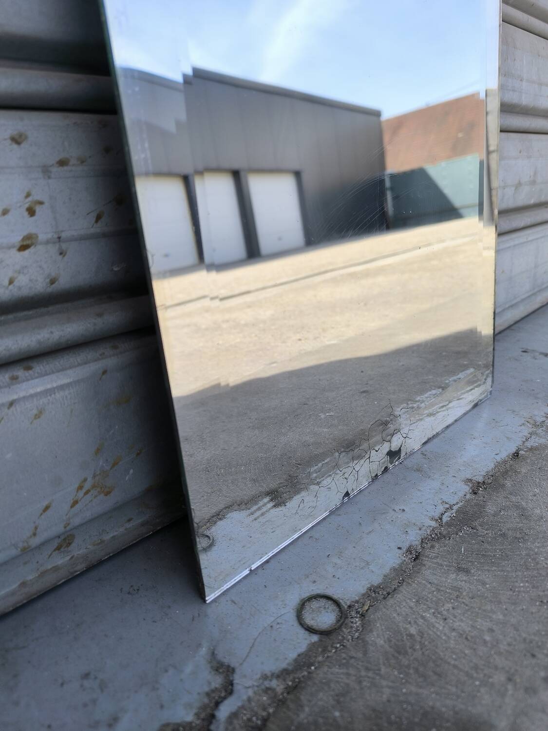 Art Deco Beveled Mirror 123 x 36