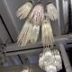 Pair of Italian chandeliers 1970