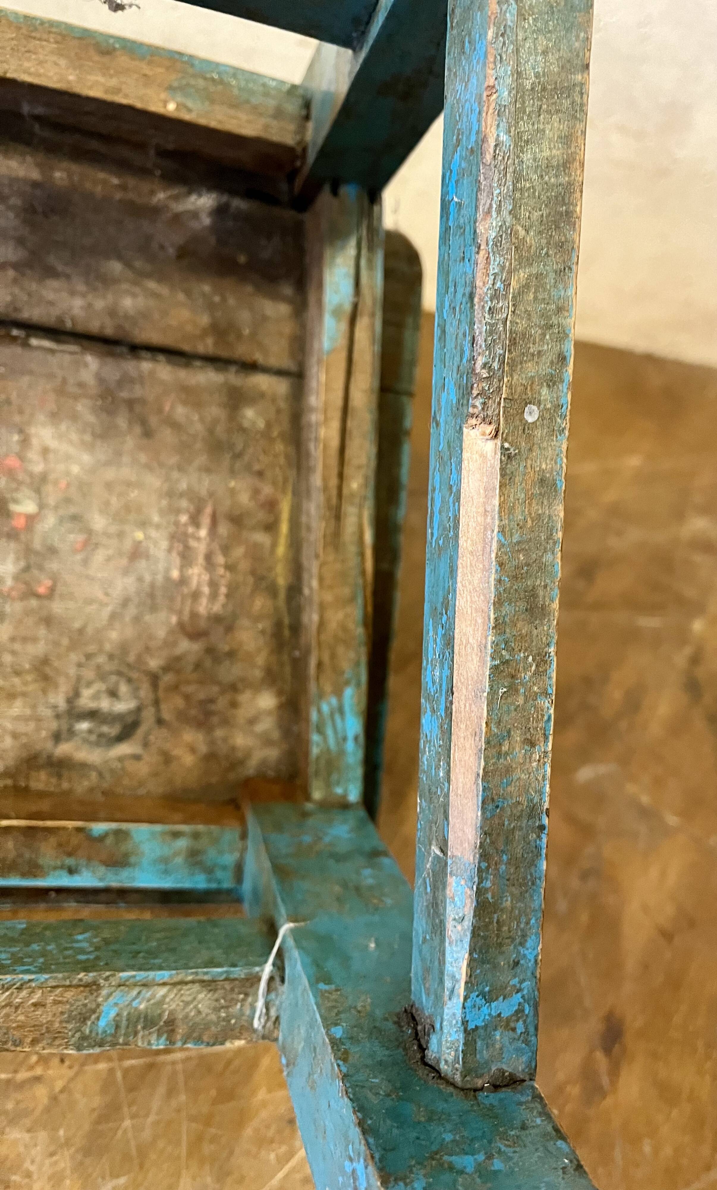 Old pair of small children's school chairs