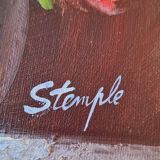Tableau Floral signé Stemple