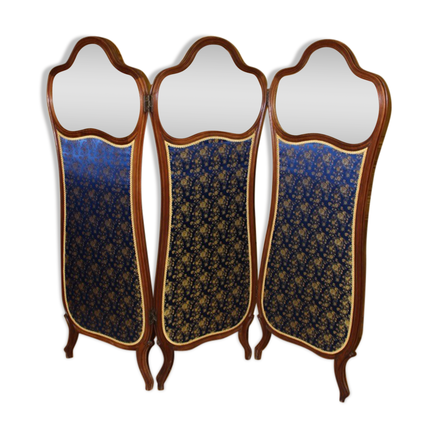 Paravent de style Louis XV en noyer