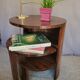 Asymmetrical Art Deco side table