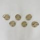 Set of 6 wall coat hooks by Schönbuch , 1970s Germany