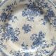 8 flat ironstone plates “Fleurette” Gien