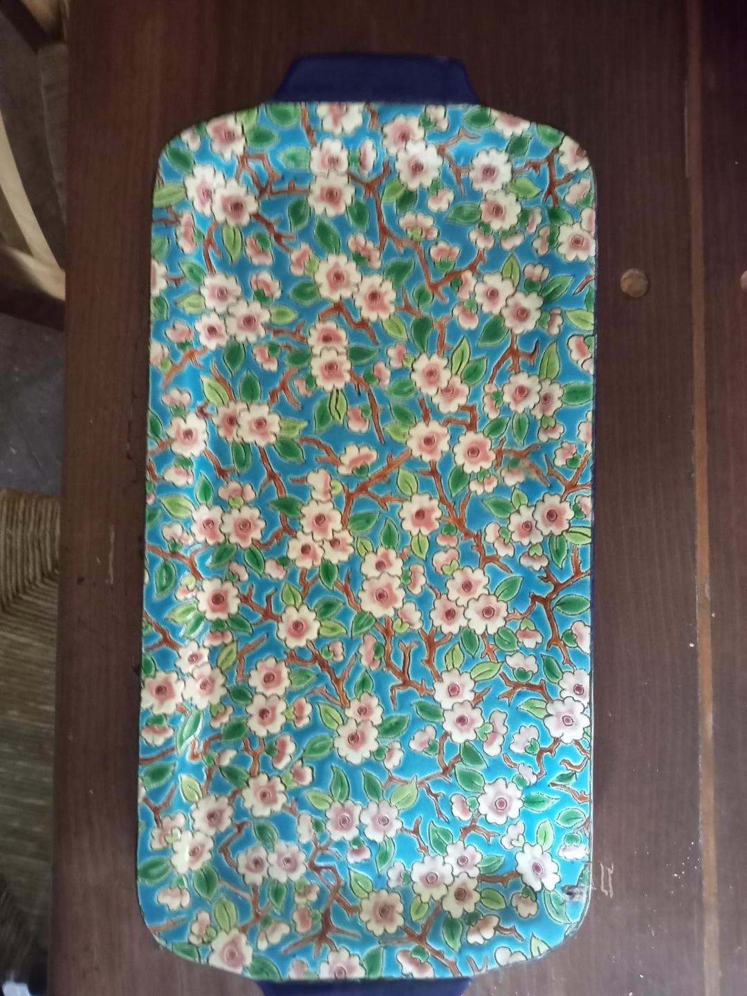 Rectangular dish 1950 longwy