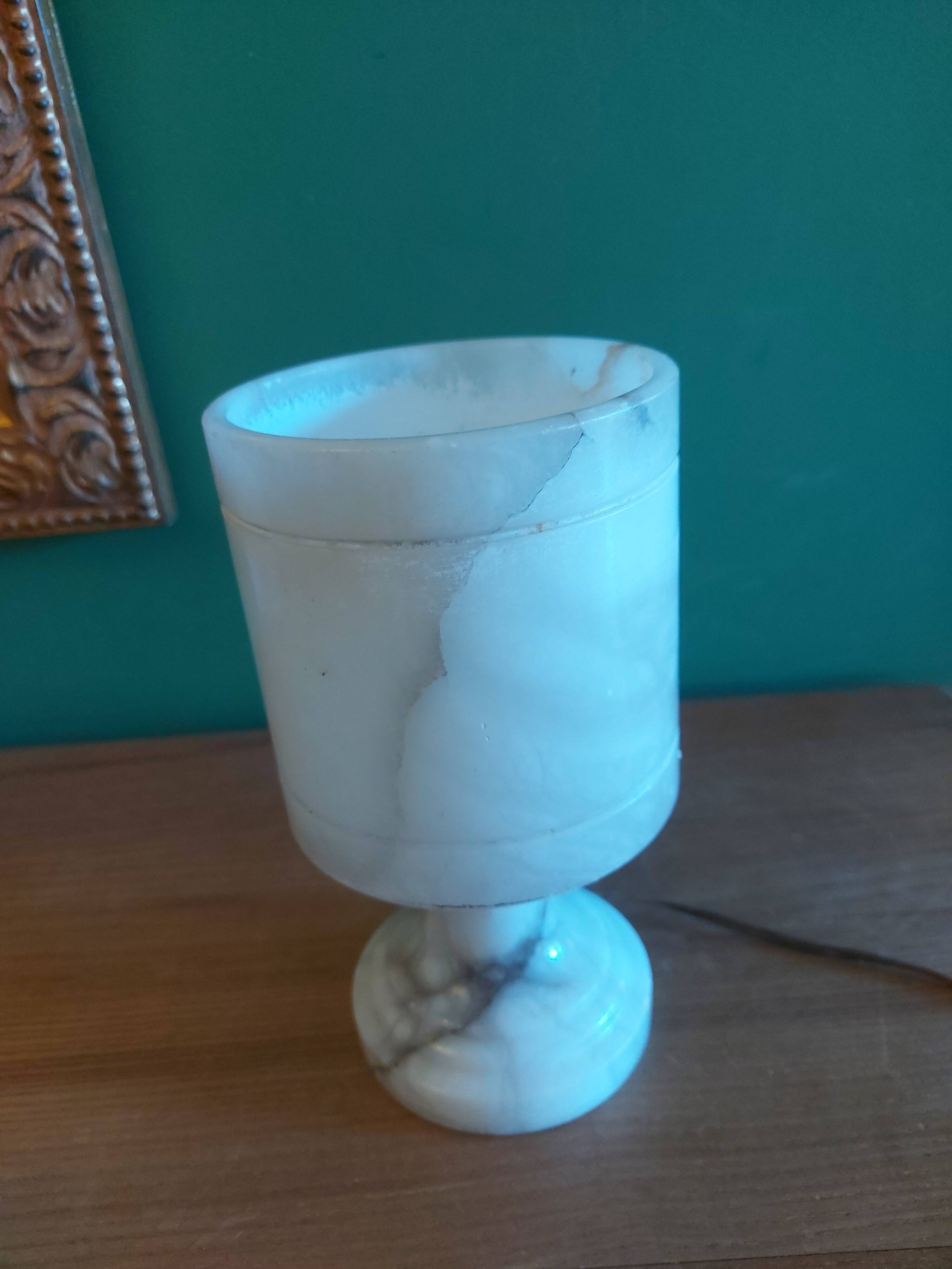 70'S alabaster lamp