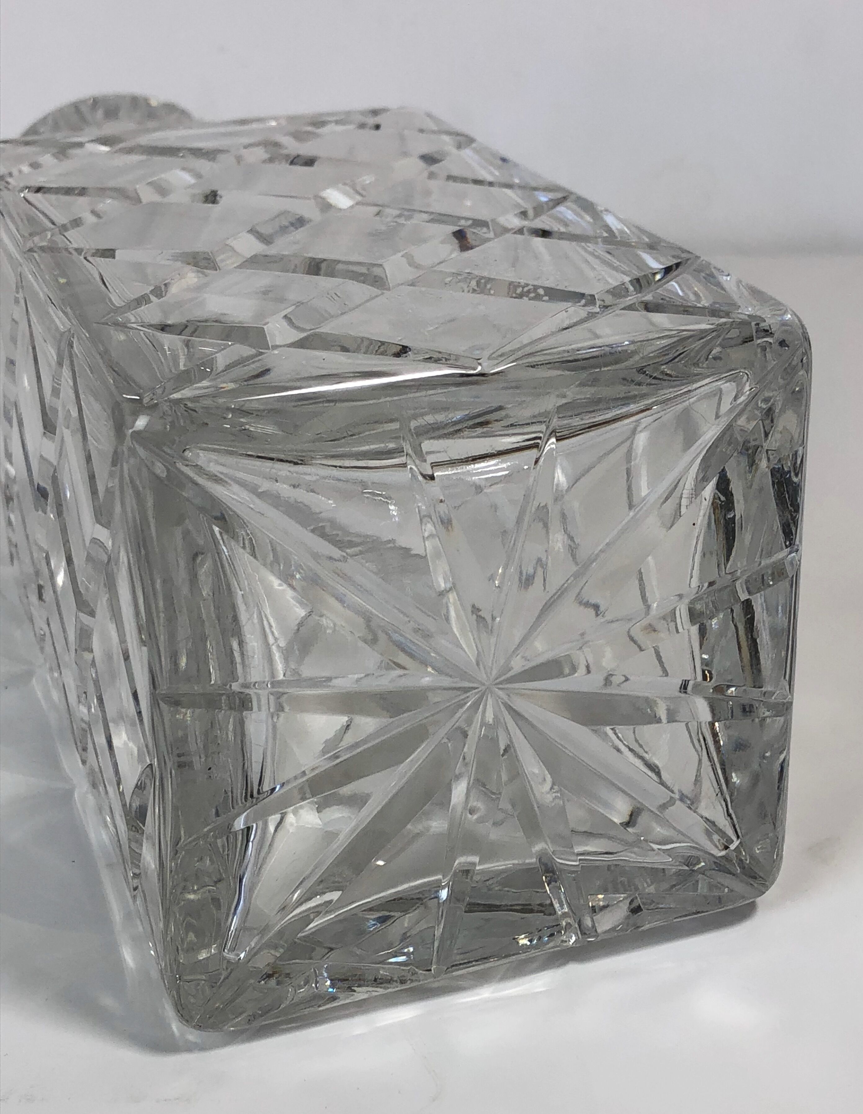 Decanter whiskey old st louis crystal