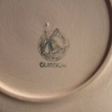 Flat plate - Torchon pattern - Moulin des Loups earthenware