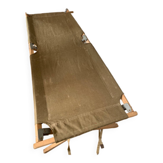 Wooden camp bed