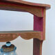 Wall spice shelf patinated wood vintage antique storage