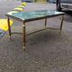 Table basse d'appoint plateau marbre ancien