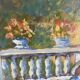 Ancient painting oil canvas pharaohs italy provence sun family