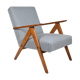 Vintage original armchair 60s, VAR edition, fully restored, poule fabric, stylish