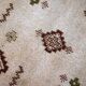 Vintage Moroccan carpet Berber rug style 2.3' x 4.7' (71cm x 145cm) 1970s, 1C758