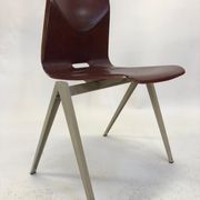 Lot of 4 vintage chairs Galvanitas S22 in the Netherlands