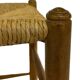 Vintage Danish papercord stool rope beech mid century '60s design