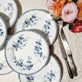Set of 5 plates Saint Amand Hamage Model Caiffa